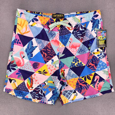 New Surf Society Swim Trunks Men's Large Geometric Summer Art Beach Cruise Pool picture