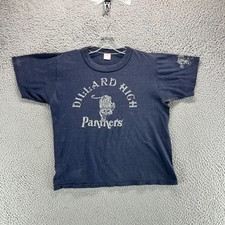 70s 80s True Vintage T-Shirt Mens M Panthers Single Stitch Sun Faded Thrashed picture