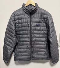 Patagonia Men's Jacket Grey Dark Gray Down Goose Puffer Coat Size M - 51884 picture