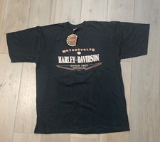 Vtg New 1999 Harley Davidson Tshirt Deadstock Black XL NWT picture