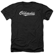 OLDSMOBILE OLDSMOBILE CURSIVE LOGO Licensed Adult Men's Heather Tee Shirt SM-3XL picture