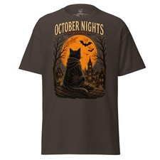 Halloween Katzen Shirt Erwachsene | October Nights picture