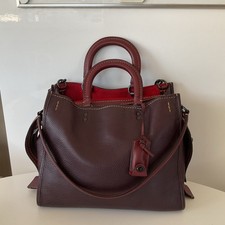 Coach Rogue 31 Oxblood First Gen Red Suede Interior RG-20315 picture