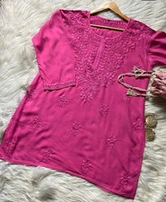 Chikankari Handwork Embroided Short Premium Kurtis Tariff Free picture