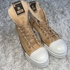 Converse Dark Shadow Mens 12M 14W DBL DRKSTR OVERDYE Chuck 70 ‘Blonde' Platform picture