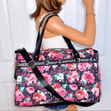 Juicy Couture Weekender Our Zip Says It All  Cottagecore Whimsigoth Duffel Bag picture