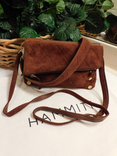 NWT HAMMITT DILLON SML  CHOCOLATE DIAMOND SUEDE $445**  * picture