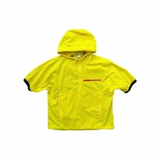 Size M - Prada 2-in-1 Convertible Jacket & Bag Yellow Nylon picture
