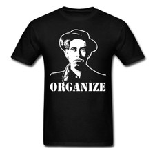 IWW Industrial workers of the world Union t shirt ORGANIZE JOE HILL picture
