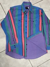 Wrangler Brushpopper Western Vintage Shirt 17.5-35 Xl USA picture