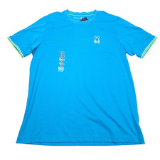 Psycho Bunny Saratoga Aquarius Graphic T-Shirt Mens Size (6) Large Cotton Tee picture