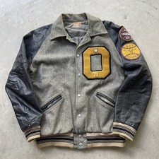 Vintage 1971 Wilson Varsity Jacket Size 46 Wool Leather Letterman Baseball Champ picture