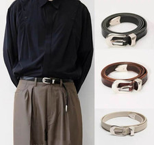 BELT Classic Our Legacy Grained Leather Pin-Buckle Limited Color Unisex picture