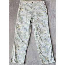Pilcro The Roamer Pants Womens 29 Multicolor Watercolor Utility Straight Leg picture