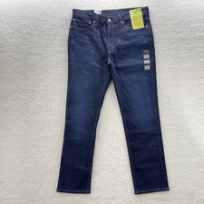 Levis 511 Jeans Men 36x32 Blue Slim Dark Wash Stretch Denim Preppy Grunge New picture