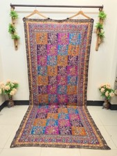 Pakistani handmade pure silk mirror work dupatta picture