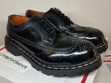 Vintage Gripfast Steel Toe US 10.5 brogue shoe gibson getta grip dr martens 1925 picture