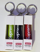 Supreme x Opinel No. 4 Knife Keychain Set 3pc Green/Black/Red Logo FW25 picture