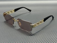 VERSACE VE2298 10021T Gold Pink Mirror Men's 58 mm Sunglasses picture