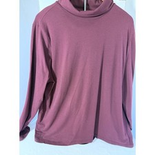 The Talbot Long Sleeve Tee SZ 3X Burgundy Turtleneck NWT picture
