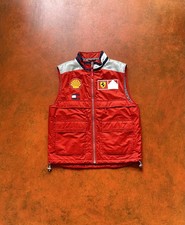 90s Ferrari Vest x Tommy Hilfiger Formula One Racing Puffer Vest Ride L picture
