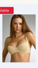 NWT RARE 32D 34 Le Mystere Nikita Beige Mold T Tee Shirt Bra Balconet Underwire picture