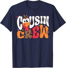 Thanksgiving Cousin Crew Turkey Team Squad Matching Unisex T-Shirt picture