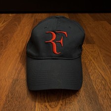 Nike RF Roger Federer Legacy 91 Dri-Fit Tennis Hat Rare Tennis Navy Blue picture