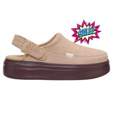 ✨FLASH SALE✨ Hey Dude Women's Austin Lift Clogs - Sesame/Multi Size 8.0 picture
