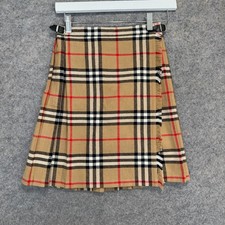 O'Neil of Dublin Ireland Nova Check Wool Blend Skirt Youth 7/8 28 Knit picture