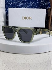 Dior Square Acetate Sunglasses Unisex 54-19-145 picture