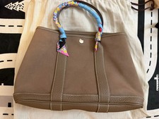 Hermès Garden Party 30 Étoupe Canvas Leather picture
