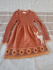 Cynthia Rowley 5/6 Year Old Fall Dress With A Deer picture