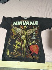 Nirvana in Utero 1993 Vintage Bootleg T-Shirt Single Stitch picture