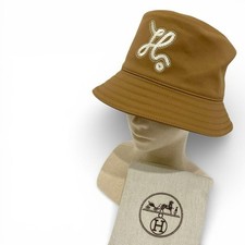 Hermes Harper Nautic Twill Bucket Hat H251056N Biscuit Size 57 New with Tags picture