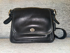 Vintage Rambler Coach Women’s Black Leather Medium picture