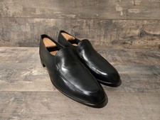 Bally Swizterland Black Calf Leather Slip On Loafers Men ● 11 B picture