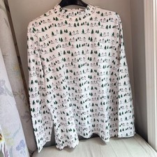 Kim Rogers Women's 2X NWT Snowman Print Turtleneck Long Sleeve Christmas picture