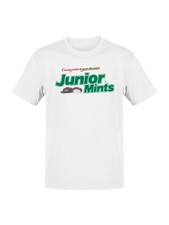 Officially Licensed Junior Mints Creamy Chocolate Mints Men's T-shirt picture