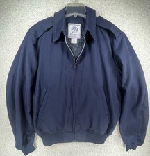 DSCP Vintage 2002 Mens Wool Jacket 46L USAF Flight Bomber Navy Epaulets picture
