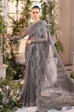 Maria B Original Saree Organza Embroidery picture