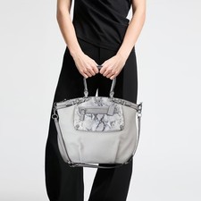NEW COACH MADISON Embossed Python Leather Lindsey Shoulder Bag Satchel Purse picture