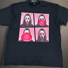 Gildan Heavy Cotton Men's Black Ghostface Scream Horror Graphic Tee XL picture