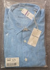 NWT Sealed Tommy Bahama Blue Yonder Sea Glass Breezer 100% Linen Shirt XXL picture