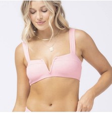 LSpace Lee Lee Bikini Top Pink Size DD NWT L*Space picture