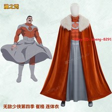 Invincible Season 4 Thragg Cosplay Jumpsuit Outfit Halloween Bodysuit Zentai Set picture