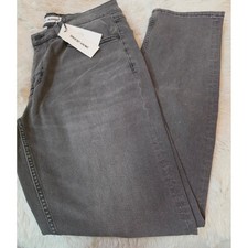 NWT DKNY Jeans Men's Bedford Slim Fit Stretch Denim Pants - 34W x 32L Gray picture