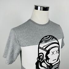 Hudson Outerwear Mens Small T Shirt Ape Astronaut Black Rhinestones Gray Cotton  picture