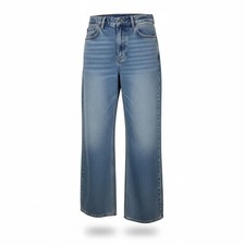 JJXX Women’s W30 L32 Medium Wash Wide Leg High Rise Jeans Denim NWT picture