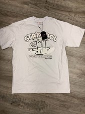 STAY COOL Color Your World White Graphic T-Shirt Men's Size M Cotton Crew Neck picture